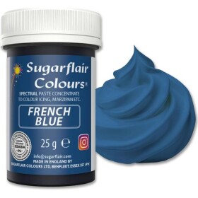 Gélová farba French Blue, 25 g - Sugarflair - Sugarflair