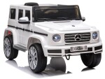 Mamido Detské elektrické autíčko Mercedes G500 biele