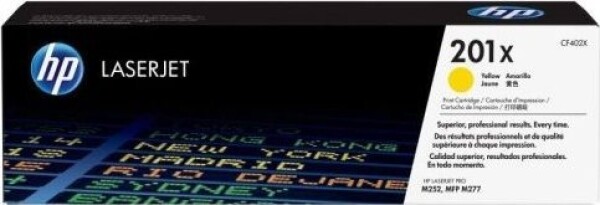HP HP 201X High Yield Geltona lazerinis Toneris Cartridge, 2300 pages, for HP Color LaserJet 277, Pro M252