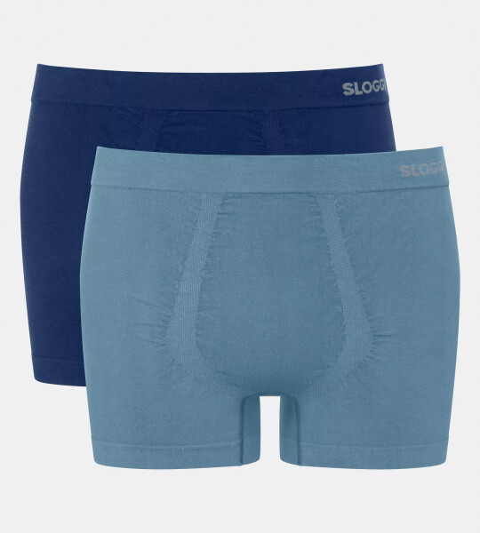 Pánske boxerky GO Smooth Short C2P - UNKNOWN - modré V003 - SLOGGI UNKNOWN XL