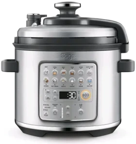 Sage Fast Slow Go / elektrický tlakový hrniec / 1100W / 6 l / 12 prednastavených programov / LCD (SPR680)