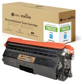 G&G Reborn remanufactured toner náhradný Brother TN-423C zelenomodrá 4000 Seiten kompatibilná toner; 21189