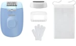 Philips 4000 BRE247/00 modrá / Epilátor / 2 rýchlosti / umývateľný (BRE247/00)