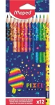 Maped Pastelky Pixel Party 12 ks / trojhranné (862204)