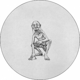 Jedlý papier Pán prstenov Glum ceruzkou 19,5 cm - Pictu Hap - Pictu Hap