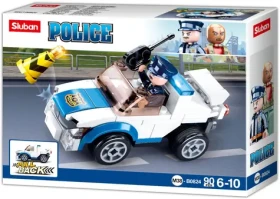 Sluban Metropolis M38-B0824 Naťahovacie auto policajné hliadky