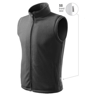 Next fleecová vesta unisex steel grey 36 (štítok značky) XL