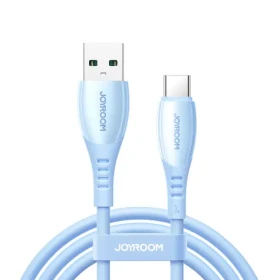 Joyroom S-A59 Vibrant Series Nabíjací kábel USB-A (M) - USB-C (M) 3A 1.2m modrá (6956116764135)