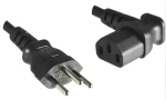 MicroConnect Power Cord Swiss Typ J - C13 90 ° 1.8m čierna / Švajčiarska koncovka (PE160418A)