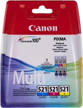 Canon Toner CLI-521 CMY 3pack 3 x 9 ml