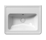 GSI - CLASSIC keramické umývadlo 60x46cm, bez otvoru, biela ExtraGlaze 8731011