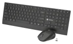 Natec Stingray 2 čierna / Set klávesnice a myši / US / Bezdrôtové / Bluetooth + USB-A / Numerická klávesnica (NZB-2315)