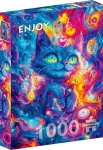 ENJOY Puzzle Kozmická mačka