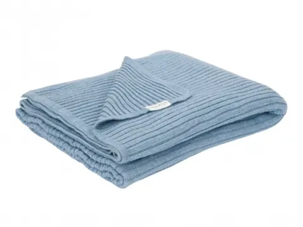Little Dutch Deka pletená 70x100 cm Pure Denim Blue (TE13644035LD)