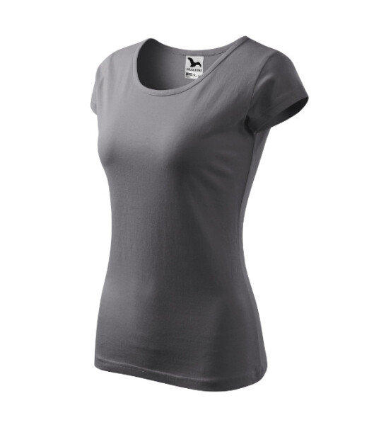 Pure T-shirt dámske oceľovo šedé M
