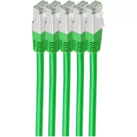Shiverpeaks Cat6 S/FTP zelená / Patch kábel / 0,5 m / RJ-45 / LSZH (BS75711-H0.5G-SET5)