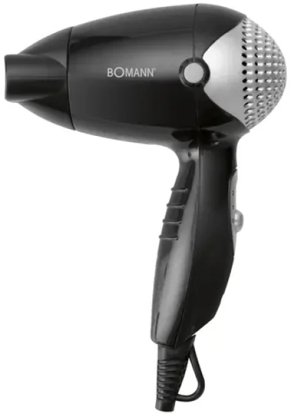 Bomann HT 8002 CB čierna/biela / Fén na vlasy / 1200W / 2 teploty (680029)