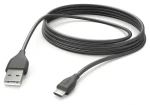 HAMA micro-USB kábel čierna / Nabíjací kábel / USB-A / Micro-USB / 3 m / 480 Mbit/s