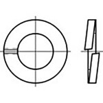TOOLCRAFT TO-6854280 pérová podložka Vnútorný Ø: 16 mm DIN 127 Ušlechtilá ocel V2A A2 50 ks; TO-6854280