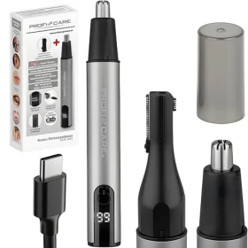 ProfiCare NE 3144 / Zastrihávač chĺpkov / 2v1 / nos a uši / nerezové hlavice / USB-C (331440)