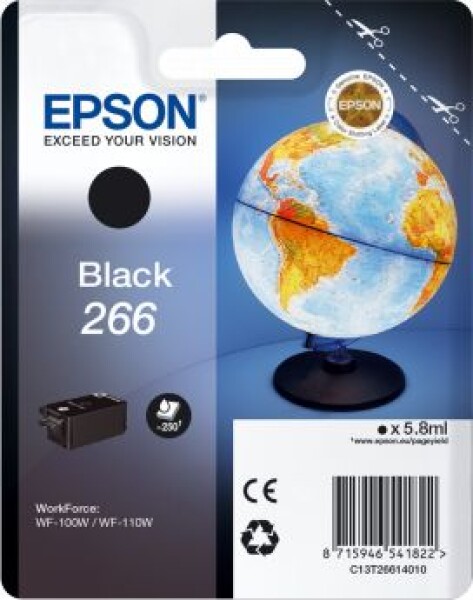 Epson originálny toner T2661 do Epson 5.8 ml Black