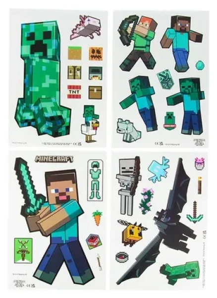 PALADONE Samolepky na sklo Minecraft