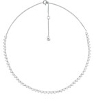 Michael Kors Luxusný strieborný náhrdelník so zirkónmi Tennis MKC1612AN040
