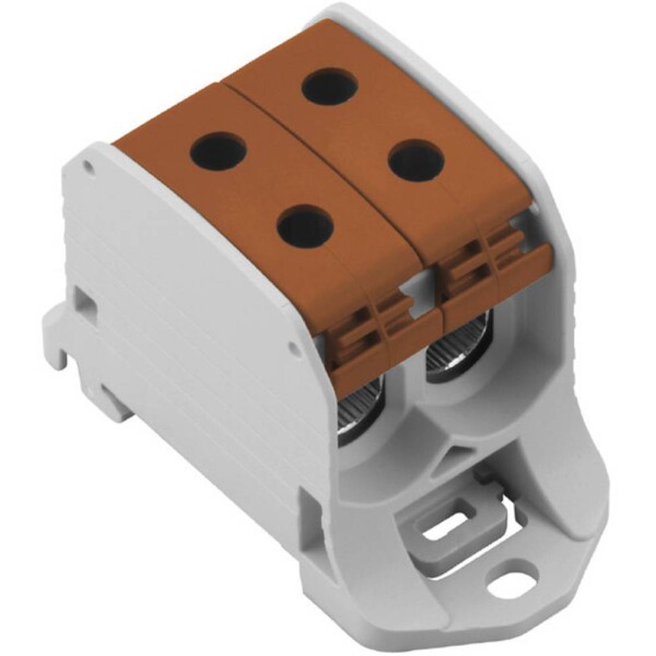 Weidmüller 2502610000 priechodná svorka 35.60 mm skrutkovací sivá, hnedá 1 ks; 2502610000