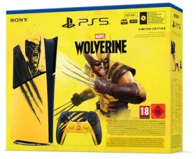 PlayStation 5 Digital Edition E chassis (Slim) - Marvel's Wolverine Battle Yellow (Limited Edition) (1000056883)