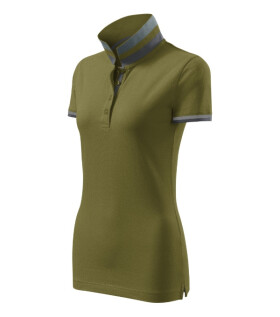 Polokošeľa Collar Up avokádovo zelená M