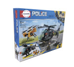 Mamido Mamido Stavebnica policajného vrtuľníka s dronom SWAT 2v1 200 dielikov MT1130