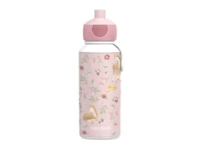 Little Dutch Fľaša na pitie 400 ml Fairy Garden ružová (107410065406LD)