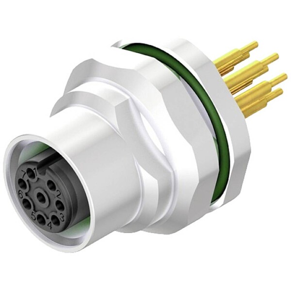 Weidmüller SAIE-M12B-8S-H6.75TL neupravený zástrčkový konektor pre senzory - aktory, 2421940000, piny: 8, 10 ks; 2421940000