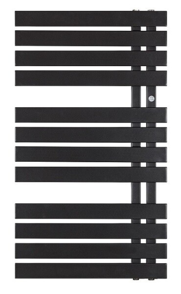 Instalprojekt - Kúpeľňový radiátor POP STAR - Radiátory - Farebné prevedenie HL - Čierna, Rozmer radiátora HL - 600 × 1505 mm, výkon 615 W RADPOP601531