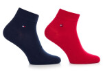 Ponožky Tommy Hilfiger 2Pack 342025001 Red/Navy Blue