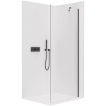 CERANO - Sprchová zástena Walk-in Onyx YL/P - 10 mm - čierna matná, transparentné sklo - 120x200 CER-8050BD8538