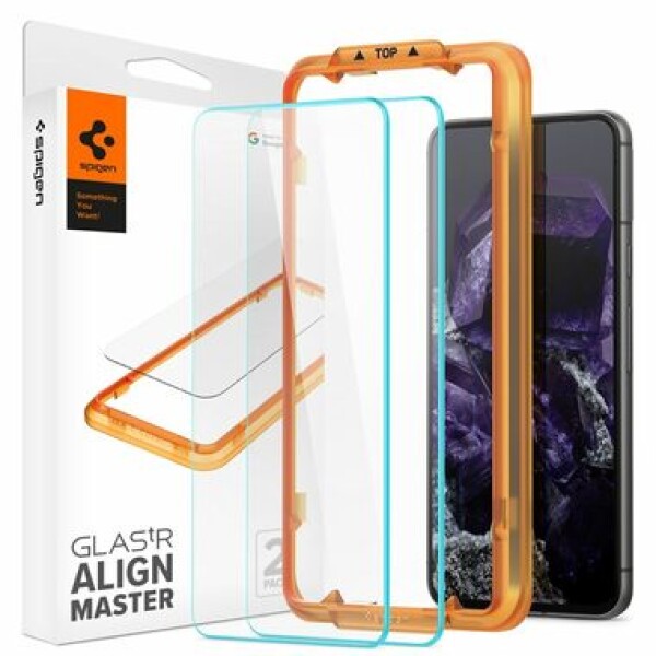 Spigen Glass tR AlignMaster ochranné sklo pre Google Pixel 8 2ks (AGL07396)