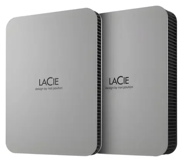 LaCie Mobile Drive Secure sivá / Externý HDD / 4 TB / 2.5" / USB-C 3.2 Gen 1 (STLR4000400)