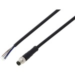 TRU COMPONENTS prívodný kábel , TC-13752040, piny: 5, 2 m, 1 ks; TC-13752040