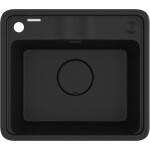 DEANTE DEANTE - Momi metallic graphite Granitový drez, 1-bowl ZKM_G103