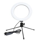 Aptel Prstencová LED lampa so statívom 16cm ZD67B