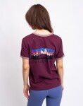 Patagonia W's Fitz Roy Foothills Ringer Tee Berry Fig S