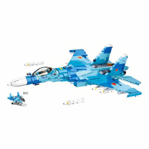 Sluban Model Bricks M38-B0985 Stíhacie lietadlo Su-27 2v1