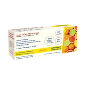 ZLATÉ CÉČKO protect 2000 s príchuťou 5 x 25 ml