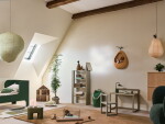 Ferm LIVING Nástenný úložný kôš Pear Braided Natural