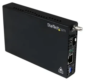 StarTech Gigabit Ethernet/SFP mediakonvertor čierna / Mediakonvertor / RJ-45 / do 1000 Mbit/s / MTBF 65000 h (ET91000SFP2)