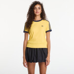 Tričko adidas Heather 3-Stripes Cali T-Shirt Warm Vanilla/ Bold Gold/ Night Indigo M
