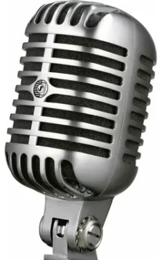 Shure 55SH Series II strieborná / Dynamický retro mikrofón / XLR / 50 - 15000 Hz (55SH SERIES II)