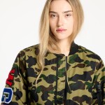 Bunda A BATHING APE 1St Camo Shark Ma-1 Jacket UNISEX Green L