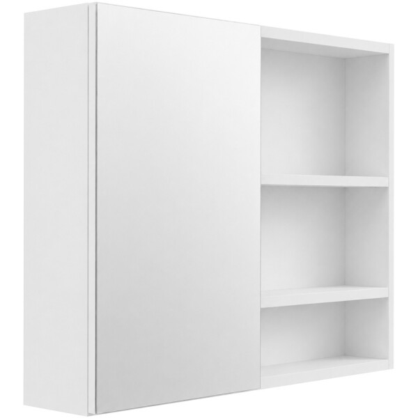 CERANO - Kúpeľňová zrkadlová skrinka Orea - biela matná - 60x65x15 CER-661918